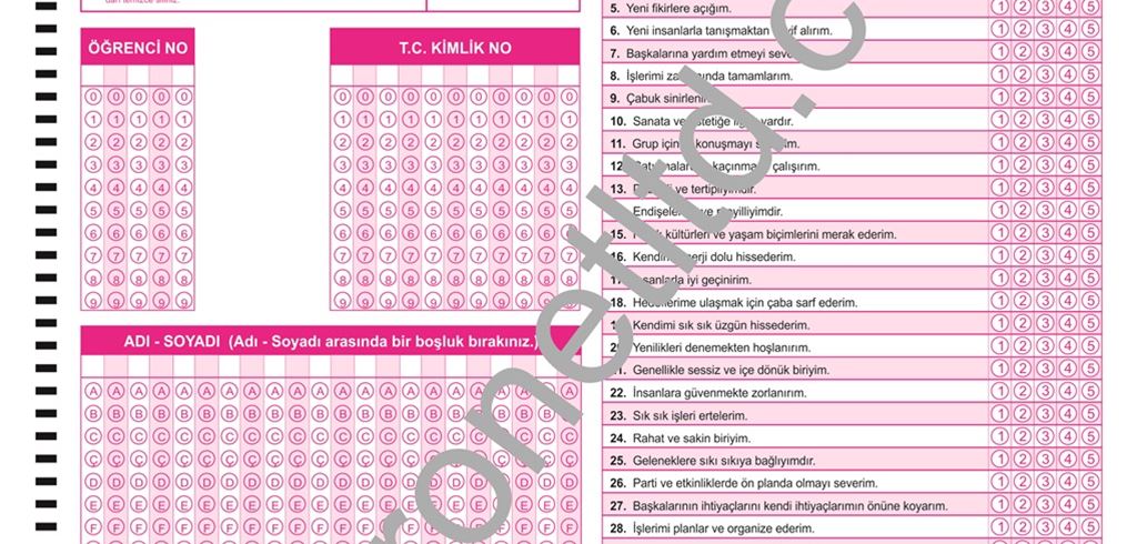 K12NET Beş Faktör Kişi Envanteri (2026 YENİ)