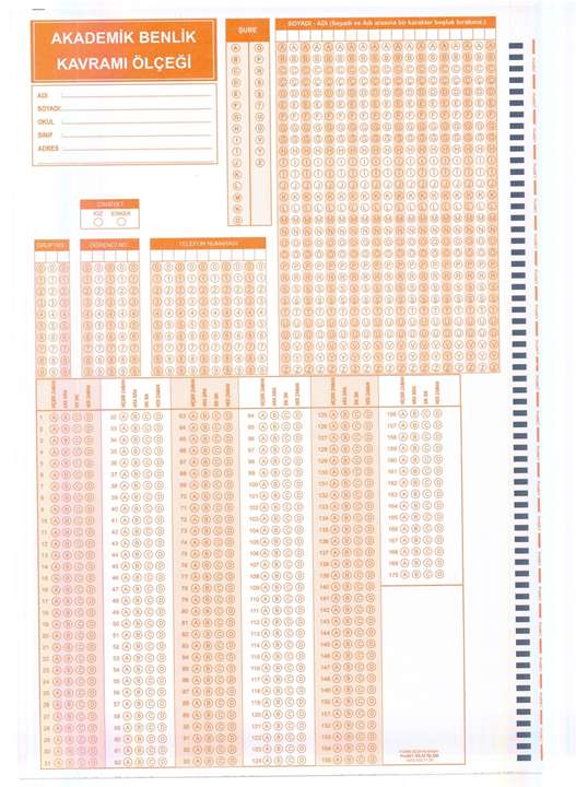 K12NET Akademik Benlik Kavramı Ölçeği